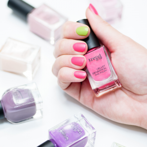 Nail Technician Manicurist Nail Salon Professionals Pastel Nail Polish Bottles